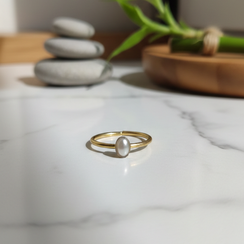 Altın Renk 5'li Yüzük Seti