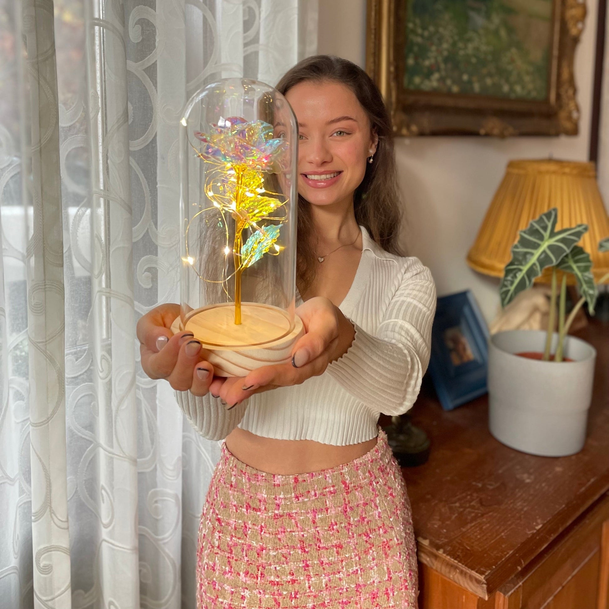 Büyülü Parıltılı Gül