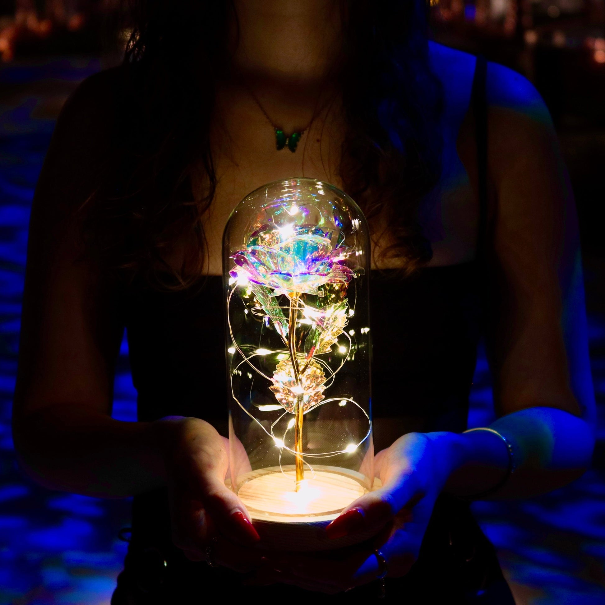 Büyülü Parıltılı Gül